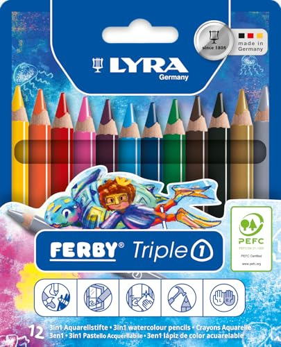 Lyra Triple One L3641121 Buntstifte,12 Stück