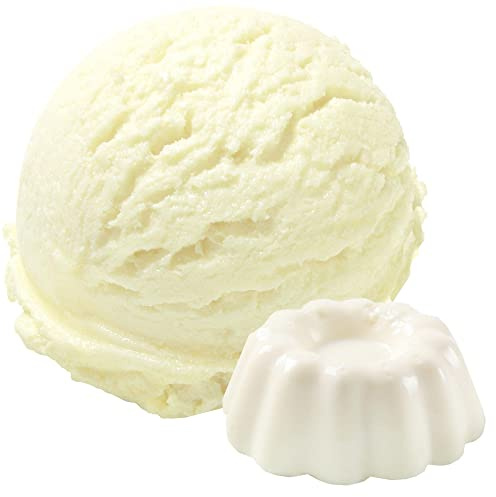 Panna Cotta Schlagsahne Geschmack Eispulver VEGAN - OHNE ZUCKER - LAKTOSEFREI - GLUTENFREI - FETTARM, auch für Diabetiker Milcheis Softeispulver Speiseeispulver Gino Gelati (Panna Cotta Schlagsahne, 1 kg)