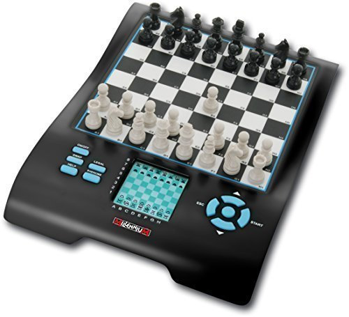 Millennium Europe Chess Master II, Model M800 - Chess, Checkers, Othello / Reversi, Halma, 4 in a Row, Nim, Fox & Geese, and Northcote's game Electronic Computer Board Set