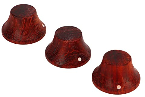 Guitar Volume Control Knob, Wooden Guitar Knob 3 (Redwood)