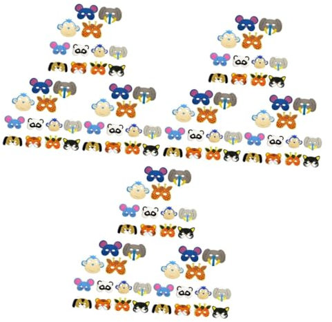 ABOOFAN Karnevalsmaske 36 Stück Kinder Tier Party Kostüm Tier Kinder Karneval Puzzle Kleidung Kind Für Einkaufswagen Für