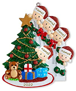 Kaululu Personalisierter Weihnachtsbaumschmuck mit Namen und Text,Christbaumschmuck Weihnachtsdeko Holz Weihnachten deko 2024 Weihnachtsanhänger, Neujahrsgeschenke