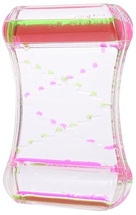 IMIKEYA Liquid Motion Bubbler Oil Hourglass Timer Creative Adornment for Boys and Girls Study Desk Toy Craft Home Accessories Ornaments