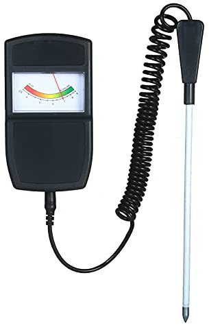 Boden-pH-Meter, Bodentest-Set, Bodensäure- und -alkalitätsanalysator, Säuremessgerät, Sonde, abnehmbar, für den Innen- und Außenbereich, Garten, Rasen, Bauernhof, Keine Batterie erforderlich