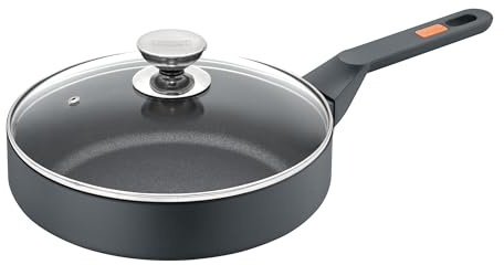 Berndes Eco Life Pfanne 28 cm mit Deckel - Schmorpfanne – Induktion – Antihaftversieglung - aus recyceltem Aluminium - allherdtauglich – induktionsgeeignet – Schmorpfanne induktion – Backofengeeignet