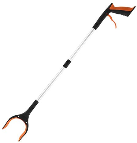 Foldable Trash Grabber - Grabber Reacher Tools | Litter Picker Tool | 33in Garden Tool With Magnetic Pick-Up Tip, Long Reach, Ergonomic Handle, For Elderly & Disabled, To Pick Rubbish, Weeds