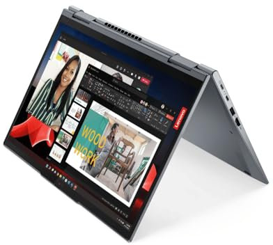 Lenovo ThinkPad X1 Yoga Gen 8 14 Zoll Touch Display Intel Core i5 1345U 256GB SSD Festplatte 32GB Speicher Windows 11 Pro 5G LTE Fingerprint Notebook Laptop (Generalüberholt)