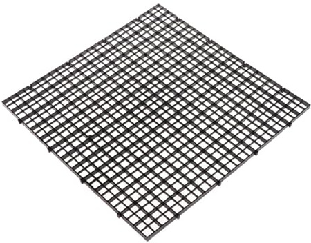 LIZHAYG Fish Tank Separator Fish For Tank Divider Plastic Egg Crate For Aquarium Separation Plate Board(Black)