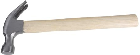 LIFKOME Martillo de Carpintería Pequeño de Doble Cabeza Diseño Compacto y Ergonómico con Mango de Madera Resistente para Tareas de Bricolaje y Reparación Exteriores y Hogar