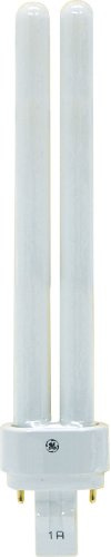GE Lighting Energy Smart CFL 97577 18-Watt, 1250-Lumen Double Biax Light Bulb with G24D-2 Base, 10-Pack