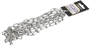 Sterling 101733 2 m Knotenkette 2,4 mm BZP KZ24L2, Hell verzinkt, 2.4mm x 2m