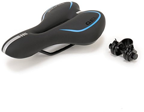 Sport Tent Fahrradsattel Hohl Ergonomischer Weich Tourensattel MTB Rennrad Sattel Fahrrad komfortable Gel Fahrradsitz für Herren Damen Blau
