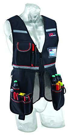 Plano 513010 Gilet porte-outils multi-poche, Noir