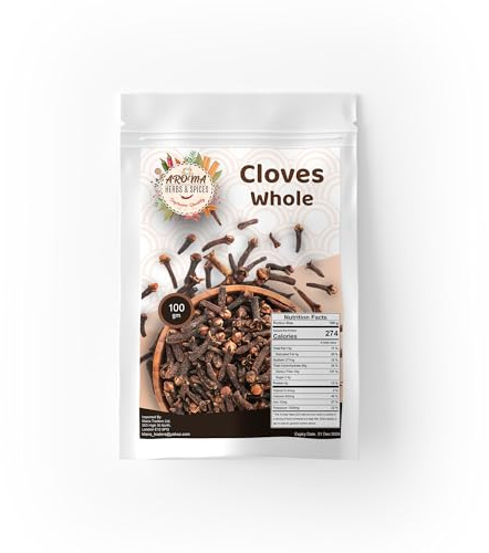 Cloves Whole | Handpicked and Authentic | Ideal for Cooking and Baking | Premium Quality | 100g