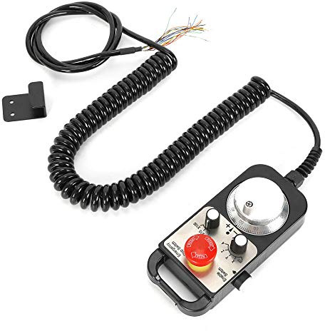 Générateur d'impulsions universel 4 axes MPG - Contrôleur de roue manuelle avec régulateur d'urgence - Roue électronique pour fraiseuse CNC Mach3