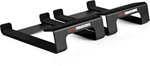 Gator Frameworks Supporti da scrivania angolari per altoparlanti per computer e monitor da studio di piccole e medie dimensioni - Set da 2 (GFW-SPKSTMNDSK-WDG)