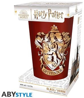 HARRY POTTER - Premium Large Glass - - Gryffindor -