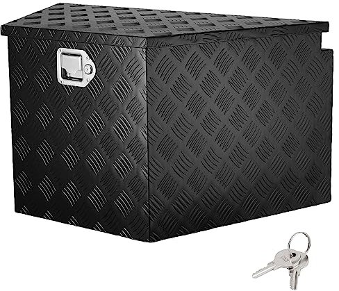 VEVOR Anhänger-Zungenbox Anhängerbox Werkzeugkasten 838 x 483 x 457 mm, Aluminiumlegierung Anhängerbox-Aufbewahrung mit Schloss & Schlüsseln, Anhänger-Zungen-Werkzeugkiste für Wohnmobil usw.