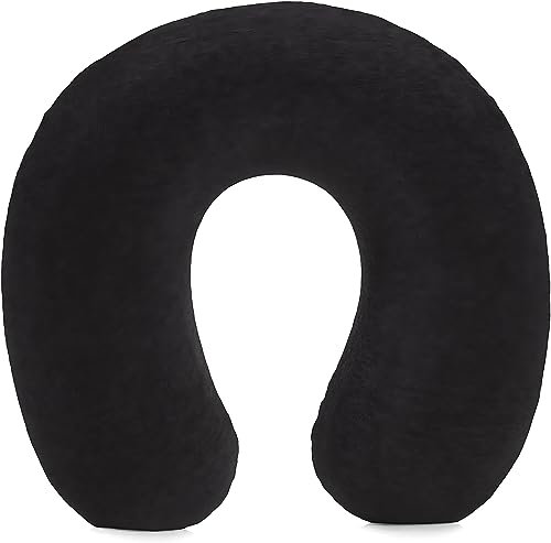 Unibos | Travel Pillow,100% Pure Memory Foam U Shaped Neck Pillow,Super Lightweight Portable Headrest Great for Airplane Chair, Car,Home,Office,Sleeping Rest Cushion