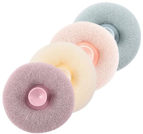 Angoily 4 Piezas Bola De Ducha Para Baño Estropajo Exfoliante Bolas De Baño Prácticas Depurador De Jabón Para Duchas Diarias Estropajo De Piel