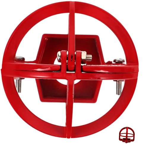 Angoily Sprinklerkopfabdeckung Für Aufrechten Kopf Sprinklerschutz Aus Aluminiumlegierung Einfache Montage Ohne Demontage Stoßfester Schutz Für Sprinkleranlage