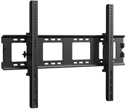 JXMTSPW Staffa da parete per TV inclinabile, resistente, per la maggior parte dei televisori a schermo piatto e curvo da 50-120 pollici, LED, LCD, OLED, Plasma, Carico massimo 120 kg, VESA 900 x 600