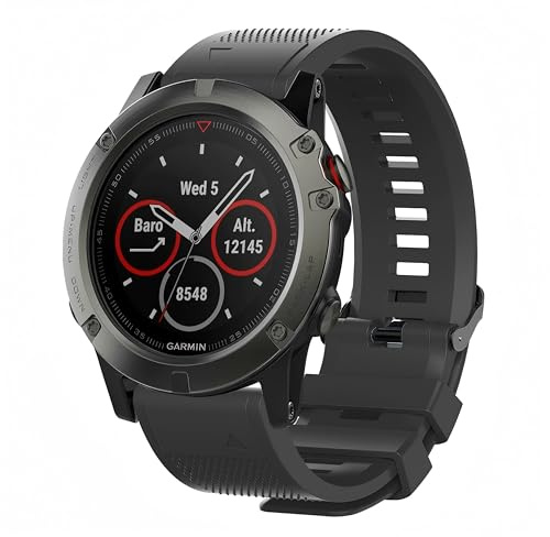 GoodZwetch 22 mm klockarmband för Garmin Forerunner 955/965/935/945/Instinct 2/3 sol/AMOLED/E/Epix Pro Gen 2/MARQ serie/Approach S62/för Coros Vertix armband, QuickFit armband män/kvinnor, Silikon