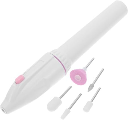 SHERCHPRY Machine à Polir Les Ongles Électrique Compacte Multifonction, Lime à Ongles Électrique Portable, Outil De Nail Art Pour Usage Domestique Et Professionnel, Sans Batterie