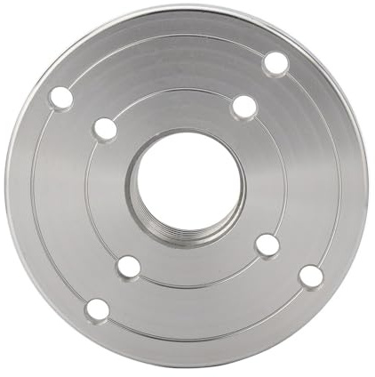 LLMWFA Holzdrehmaschine-Drehmaschinenfutter, 2 3 4 Zoll Holzdrehmaschine-Frontplatte, Flansch-Frontplatte, passend for M33 1-8TPI-Gewinde, 1 Stück(2 INCHx1inch)