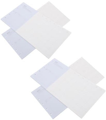 DIYEAH 80 Blatt Monatliche Planer-einlagen Nachfüllpapier für Kalender mit Heften Vielseitige Planerblätter für Persönliche Organisation und Zeitmanagement