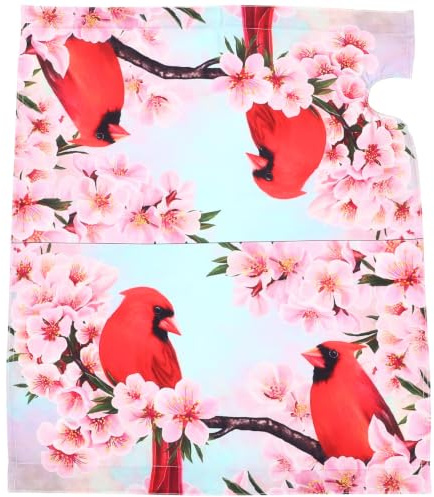 Gadpiparty Housse de Boîte aux Lettres de Jardin en Polyester Motif Floral, Protection Résistante aux Intempéries, Facile à Utiliser pour Extérieur et Patio