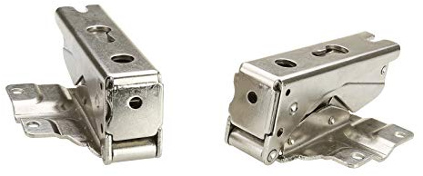 First4Spares Upper & Lower Integrated Fridge Freezer Door Hinges for Bosch Refrigerators