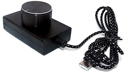 DollaTek Lossless USB-Lautstärkeregler, Computerlautsprecher, Audio-Lautstärkeregler mit Einer Stummschalttaste, Unterstützung für Win7 / 8/10 / XP/Mac/Vista Android