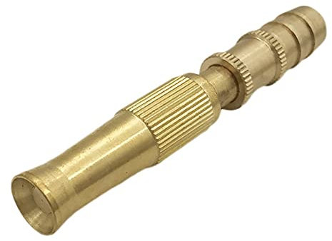 ANCLLO - Pistola per irrigazione Regolabile in Ottone per Pistola ad Alta Pressione in Ottone, per auto o Tubo da Giardino, connettori rapidi e Punte per ugelli di nebulizzazione