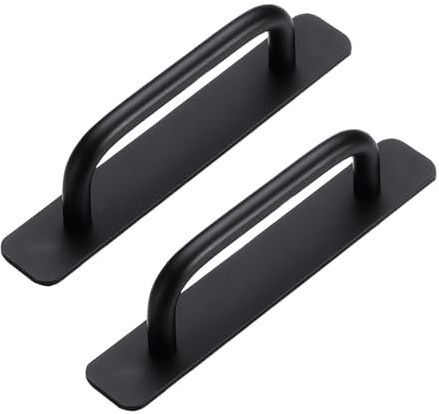 Funnytek 2PCS Selbstklebende Möbelgriffe, Aluminium Schrankgriffe,Türgriffe