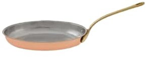 ich-zapfe.de Padella Rame, Tegame in Rame - in Rame e Ottone, Piccoli ovali