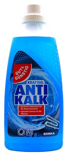 Gut & Günstig Kraftgel Anti Kalk für die Waschmaschine, 5er Pack (5 x 1 l)