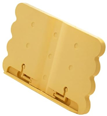 ycezw Atril para libros, soportes para libros para leer con manos libres, ligero y ajustable en ángulo – Atril para libros de cocina para cocina, libros escolares, recetas,