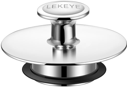LEKEYE Sink Plug, Upgrade Sink Plug Replacement for Bathroom Sink, Drain Stopper for Shower Sink and Wash Basin, Suitable for 28-38mm Drain Hole