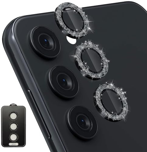 AstraGlam Protezione Della Fotocamera per Samsung Galaxy A55 5G, Pellicola Protettiva in Vetro Temperato, Accessori in Vetro Resistente ai Graffi, Vetro Fotocamera per Samsung Galaxy A55