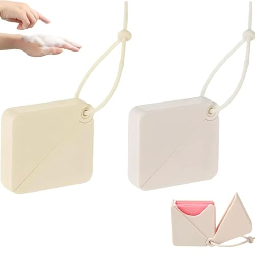 LiZEROGDAX 2 Boxe Paper Soap Sheets Travel Hand Washing - Disposable Scented Bath Slice for Outdoor Indoor Camping Hiking（100 sheets）