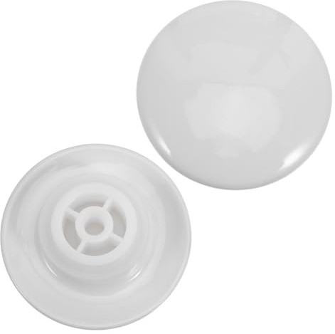 Sewroro Tappo di Scarico per Lavabo in Ceramica Bianco 2 Pezzi Guarnizione Tappo per Lavello Cucina e Bagno Chiusura Rapida e Tenuta Ermetica per Lavandini Standard