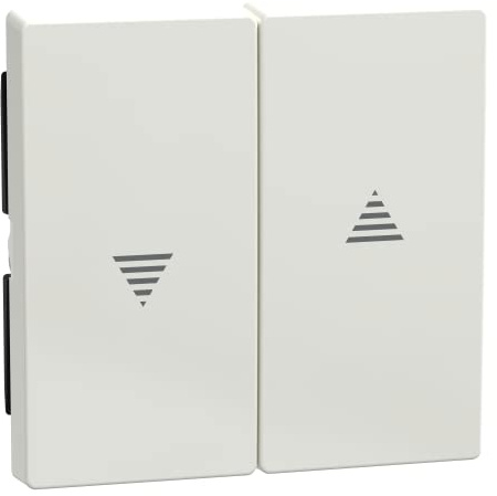 Schneider Electric Merten Wippe, 432419 | Für Rollladenschalter und -taster, System M, polarweiss glänzend, 1 Stück