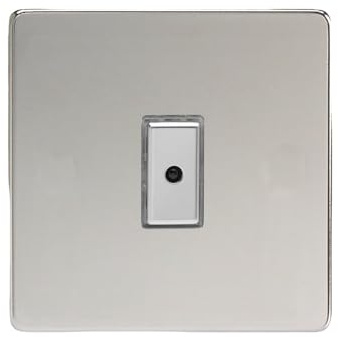 Varilight JDCE101S Dimmer Switch 1 Gang Polished Chrome