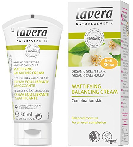 lavera Mattifying Balancing Cream ∙ Balanced Moisture ∙ Anti-Shine ∙ Green Tea & Calendula ∙ Vegan ✔ Organic Skin Care ✔ Natural & Innovative Cosmetics ✔ 50ml