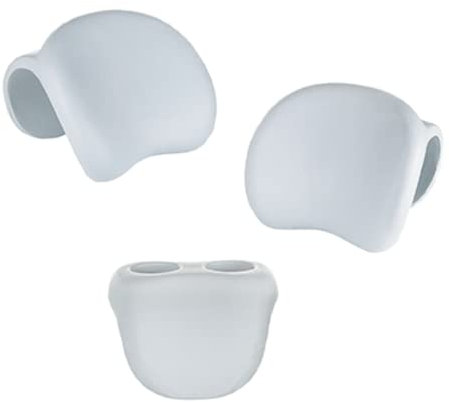 NetSpa SP-N1405173 - Reposacabezas y soporte de cristal para spa hinchable, color gris