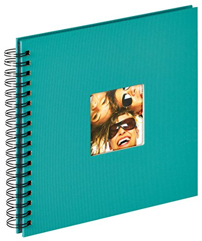 walther design album fotografico verde petrolio 26 x 25 cm album a spirale con copertina ritagliata, Fun SA-108-K