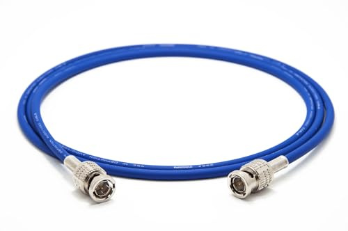 Mogami 2964 75 ohm högupplöst digital koaxialkabel ordklocka, WC, SDI, HDTV DH | Canare Gold BNC | HiFi 1,0 m