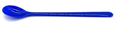 Löffel 18 cm Mehrzwecklöffel Joghurtlöffel Eislöffel Cocktaillöffel 6 Stück Mehrweg, Kunststoff, Blau