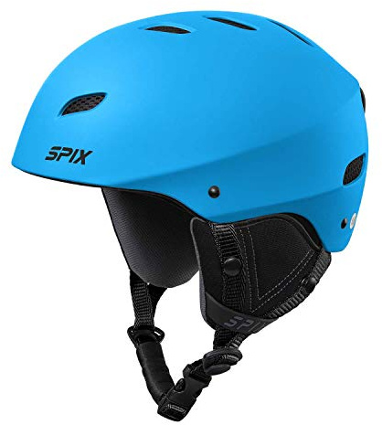 SPIX Ski Helmet Snowboard Helmet - ASTM Safety Standard Size Adjustable for Adults Youth Men and Women (S, Blue)